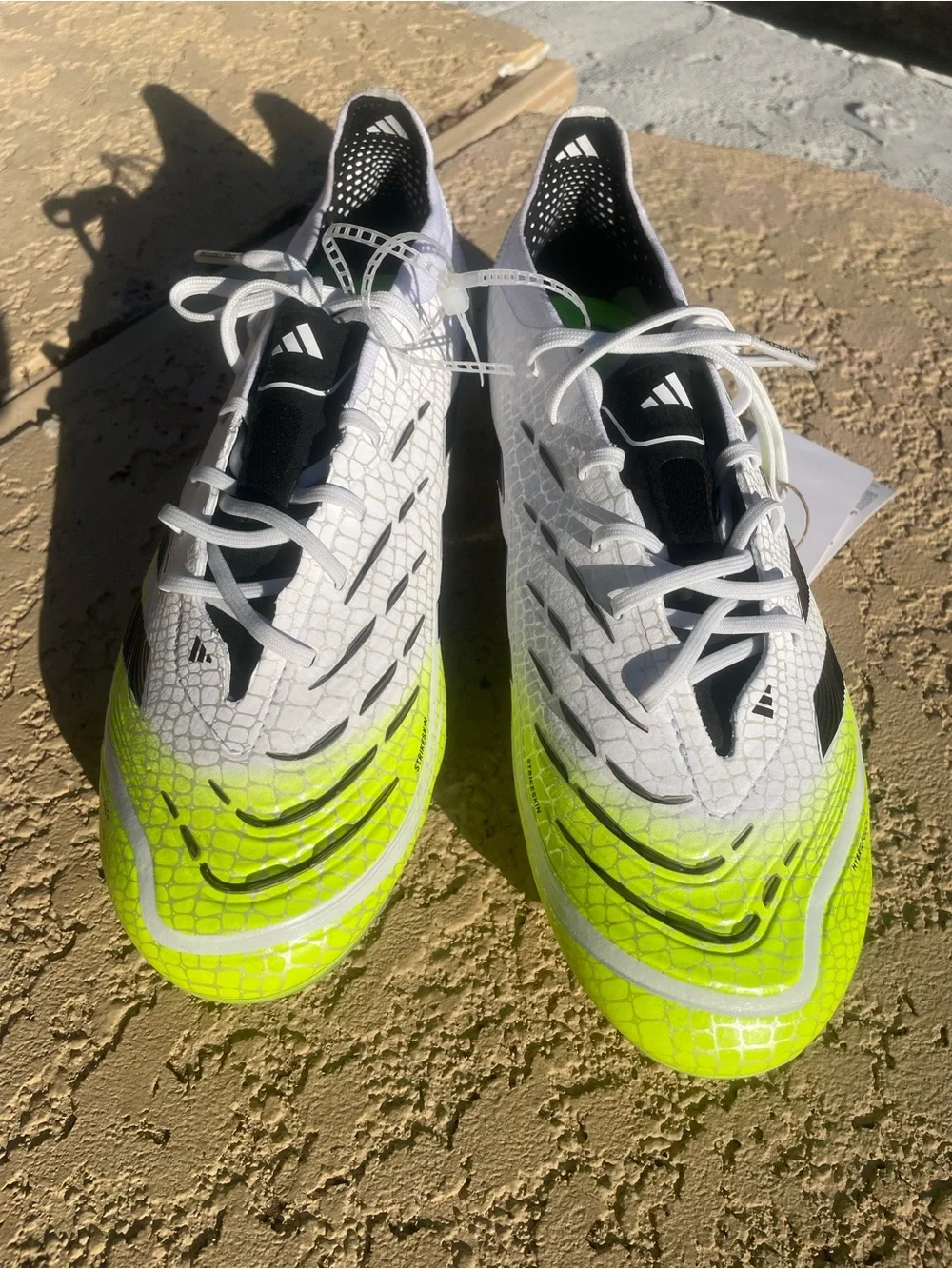adidas Predator Elite SG Cloud White Core Black Lucid Lemon 6M/7W NEW!